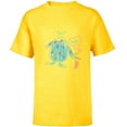 thumbnail image 1 of Disney and Pixar's Monsters, Inc. Sulley Kitty and Boo - Short Sleeve T-Shirt for Kids - Customized-Yellow, 1 of 5