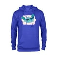 thumbnail image 1 of Disney and Pixar’s Monsters Inc Sulley Roooooar - Pullover Hoodie for Adults - Customized-Royal, 1 of 5