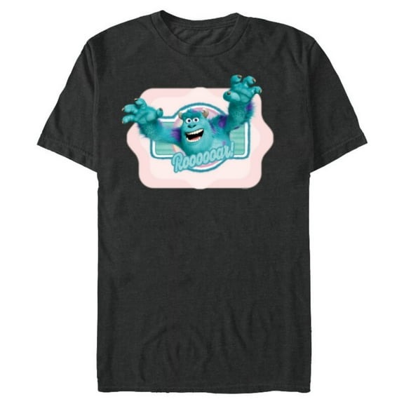 Disney and Pixar’s Monsters Inc Sulley Roooooar - Short Sleeve Blended T-Shirt for Adults - Customized-Dark Heather