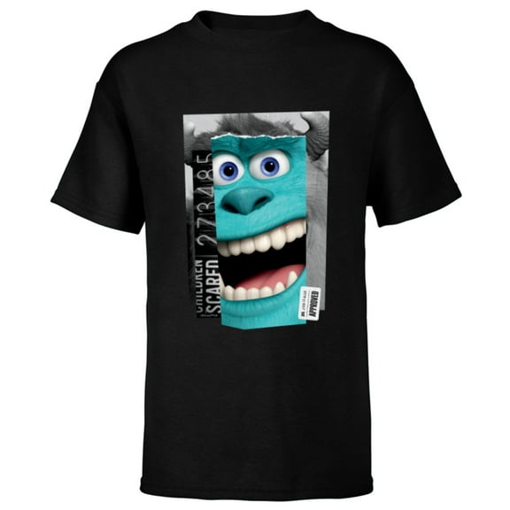 Disney and Pixar’s Monsters, Inc. Sulley Top Scarer - Short Sleeve T-Shirt for Kids - Customized-Black