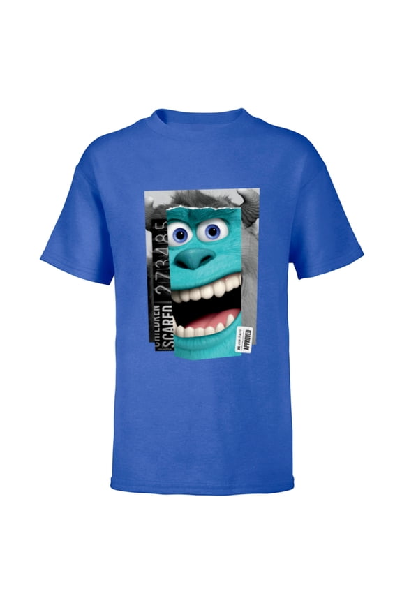Disney and Pixar’s Monsters, Inc. Sulley Top Scarer - Short Sleeve T-Shirt for Kids - Customized-Royal
