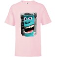 thumbnail image 1 of Disney and Pixar’s Monsters, Inc. Sulley Top Scarer - Short Sleeve T-Shirt for Kids - Customized-Soft Pink, 1 of 5