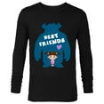thumbnail image 1 of Disney and Pixar’s Monsters Inc Sulley and Boo Best Friends - Long Sleeve T-Shirt for Men - Customized-Black, 1 of 5