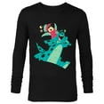 thumbnail image 1 of Disney and Pixar’s Monsters Inc Sulley and Boo Cutout - Long Sleeve T-Shirt for Men - Customized-Black, 1 of 5