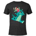 thumbnail image 1 of Disney and Pixar’s Monsters Inc Sulley and Boo Cutout - Short Sleeve Blended T-Shirt for Adults - Customized-Black, 1 of 5