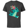 thumbnail image 1 of Disney and Pixar’s Monsters Inc Sulley and Boo Cutout - Short Sleeve Cotton T-Shirt for Adults - Customized-Charcoal, 1 of 5
