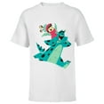 thumbnail image 1 of Disney and Pixar’s Monsters Inc Sulley and Boo Cutout - Short Sleeve T-Shirt for Kids - Customized-White, 1 of 5