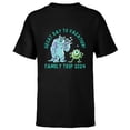 thumbnail image 1 of Disney and Pixar’s Monsters, Inc. Vacation Family Trip 2024 - Short Sleeve T-Shirt for Kids - Customized-Black, 1 of 5