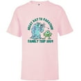 thumbnail image 1 of Disney and Pixar’s Monsters, Inc. Vacation Family Trip 2024 - Short Sleeve T-Shirt for Kids - Customized-Soft Pink, 1 of 5