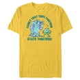thumbnail image 1 of Disney and Pixar’s Monsters, Inc. Vacation Family Trip - Short Sleeve Blended T-Shirt for Adults - Customized-Yellow, 1 of 5