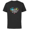 thumbnail image 1 of Disney and Pixar’s Monsters Make the Best Friends - Short Sleeve Cotton T-Shirt for Adults - Customized-Black, 1 of 5