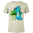 thumbnail image 1 of Disney and Pixar’s Monsters Mike and Sulley St. Patrick’s Day - Short Sleeve Blended T-Shirt for Adults - Customized-Yellow, 1 of 5