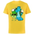 thumbnail image 1 of Disney and Pixar’s Monsters Mike and Sulley St. Patrick’s Day - Short Sleeve Cotton T-Shirt for Adults - Customized-Yellow, 1 of 5