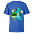 thumbnail image 1 of Disney and Pixar’s Monsters Mike and Sulley St. Patrick’s Day - Short Sleeve T-Shirt for Kids - Customized-Royal, 1 of 5