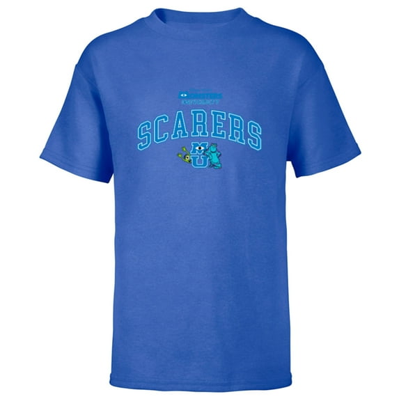 Disney and Pixar’s Monsters University Scarers 13 Collegiate- Short Sleeve T-Shirt for Kids - Customized-Royal