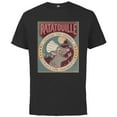 thumbnail image 1 of Disney and Pixar’s Ratatouille Chef Remy Let’s Cook Together - Short Sleeve Cotton T-Shirt for Adults - Customized-Black, 1 of 5