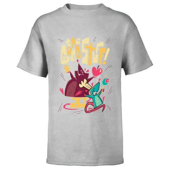 Disney and Pixar’s Ratatouille Remy Emile The Good Stuff - Short Sleeve T-Shirt for Kids - Customized-Athletic Heather