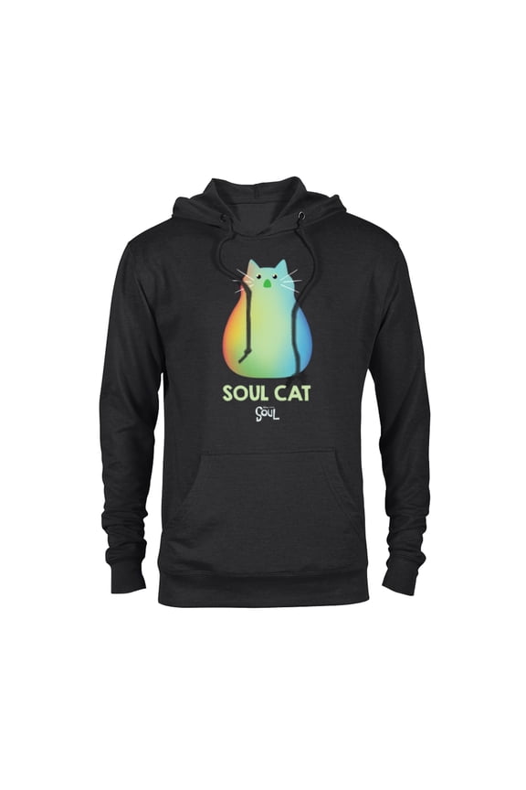 Disney and Pixar's Soul Cat T-Shirt - Pullover Hoodie for Adults - Customized-Black