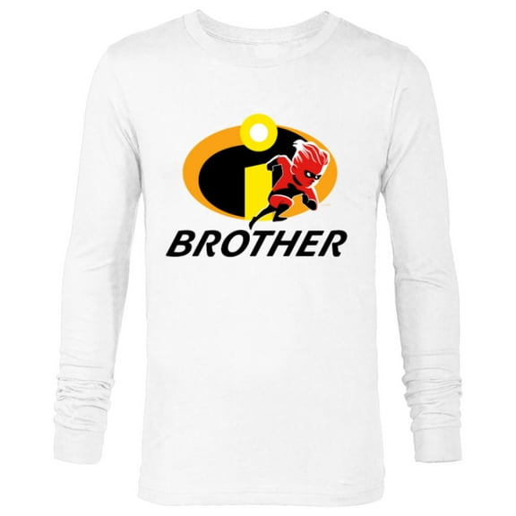 Disney and Pixar’s The Incredibles Dash Brother Family - Long Sleeve T-Shirt for Men - Customized-White