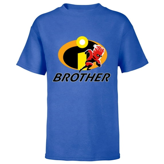 Disney and Pixar’s The Incredibles Dash Brother Family - Short Sleeve T-Shirt for Kids - Customized-Royal