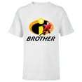 thumbnail image 1 of Disney and Pixar’s The Incredibles Dash Brother Family - Short Sleeve T-Shirt for Kids - Customized-White, 1 of 5