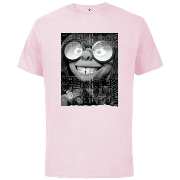Disney and Pixar’s The Incredibles Edna Mode Fabulous Quote - Short Sleeve Cotton T-Shirt for Adults - Customized-Soft Pink