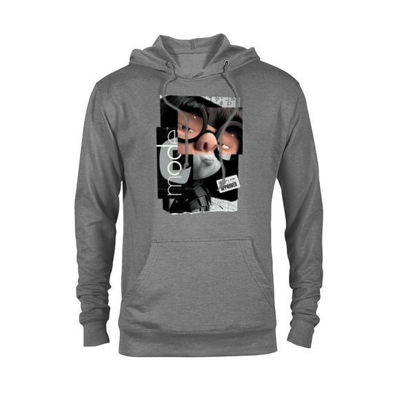 Disney and Pixar’s The Incredibles Edna Mode Fashion Logo - Pullover Hoodie for Adults - Customized-Athletic Heather