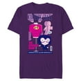 thumbnail image 1 of Disney and Pixar’s The Incredibles Edna Mode Magazine Cover Standard - Short Sleeve Blended T-Shirt for Adults – Customized-Purple, 1 of 5