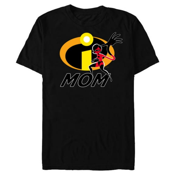 Disney and Pixar’s The Incredibles Elastigirl Mom Family - Short Sleeve Blended T-Shirt for Adults - Customized-Black