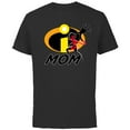 thumbnail image 1 of Disney and Pixar’s The Incredibles Elastigirl Mom Family - Short Sleeve Cotton T-Shirt for Adults - Customized-Black, 1 of 5