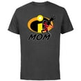 thumbnail image 1 of Disney and Pixar’s The Incredibles Elastigirl Mom Family - Short Sleeve Cotton T-Shirt for Adults - Customized-Charcoal, 1 of 5