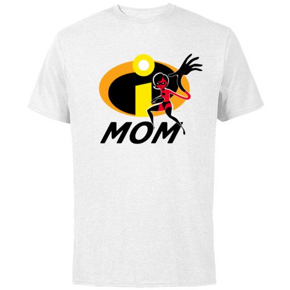 Disney and Pixar’s The Incredibles Elastigirl Mom Family - Short Sleeve Cotton T-Shirt for Adults - Customized-White