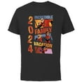 thumbnail image 1 of Disney and Pixar’s The Incredibles Family Vacation Trip 2024 - Short Sleeve Cotton T-Shirt for Adults - Customized-Black, 1 of 5