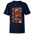 thumbnail image 1 of Disney and Pixar’s The Incredibles Family Vacation Trip 2024 - Short Sleeve T-Shirt for Kids - Customized-Navy, 1 of 5
