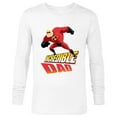 thumbnail image 1 of Disney and Pixar’s The Incredibles Incredible Dad - Long Sleeve T-Shirt for Men - Customized-White, 1 of 5
