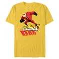 thumbnail image 1 of Disney and Pixar’s The Incredibles Incredible Dad - Short Sleeve Blended T-Shirt for Adults - Customized-Yellow, 1 of 5