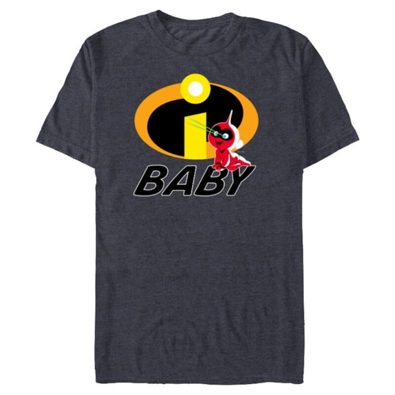 Disney and Pixar’s The Incredibles Jack-Jack Baby Family - Short Sleeve Blended T-Shirt for Adults - Customized-Navy Heather