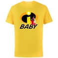 thumbnail image 1 of Disney and Pixar’s The Incredibles Jack-Jack Baby Family - Short Sleeve Cotton T-Shirt for Adults - Customized-Yellow, 1 of 5