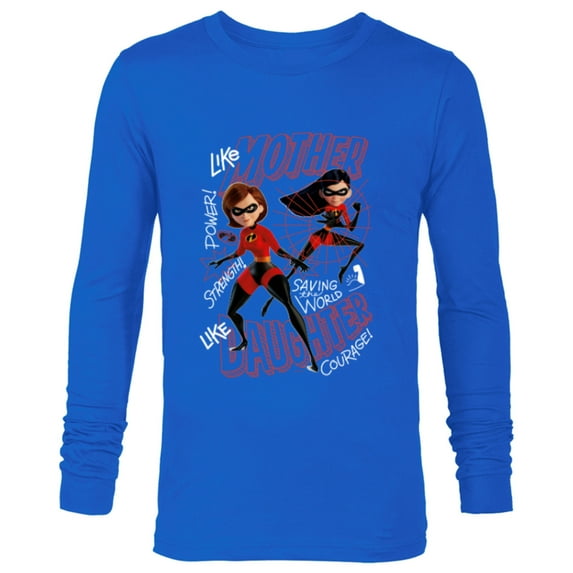 Disney and Pixar’s The Incredibles Like Mother Like Daughter - Long Sleeve T-Shirt for Men - Customized-Royal