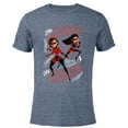 thumbnail image 1 of Disney and Pixar’s The Incredibles Like Mother Like Daughter - Short Sleeve Blended T-Shirt for Adults - Customized-Navy Heather, 1 of 5