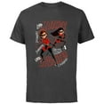 thumbnail image 1 of Disney and Pixar’s The Incredibles Like Mother Like Daughter - Short Sleeve Cotton T-Shirt for Adults - Customized-Charcoal, 1 of 5