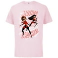 thumbnail image 1 of Disney and Pixar’s The Incredibles Like Mother Like Daughter - Short Sleeve Cotton T-Shirt for Adults - Customized-Soft Pink, 1 of 5