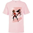 thumbnail image 1 of Disney and Pixar’s The Incredibles Like Mother Like Daughter - Short Sleeve T-Shirt for Kids - Customized-Soft Pink, 1 of 5
