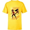 thumbnail image 1 of Disney and Pixar’s The Incredibles Like Mother Like Daughter - Short Sleeve T-Shirt for Kids - Customized-Yellow, 1 of 5