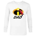 thumbnail image 1 of Disney and Pixar’s The Incredibles Mr. Incredible Dad Family - Long Sleeve T-Shirt for Men - Customized-White, 1 of 5