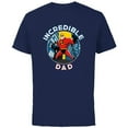 thumbnail image 1 of Disney and Pixar’s The Incredibles Mr. Incredible Dad - Short Sleeve Cotton T-Shirt for Adults - Customized-Navy, 1 of 5