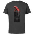 thumbnail image 1 of Disney and Pixar’s The Incredibles One Strong Dad - Short Sleeve Cotton T-Shirt for Adults - Customized-Charcoal, 1 of 5