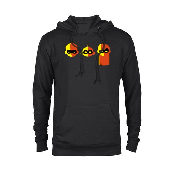 Disney and Pixar’s The Incredibles Siblings - Pullover Hoodie for Adults - Customized-Black