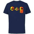 thumbnail image 1 of Disney and Pixar’s The Incredibles Siblings - Short Sleeve Cotton T-Shirt for Adults - Customized-Navy, 1 of 5