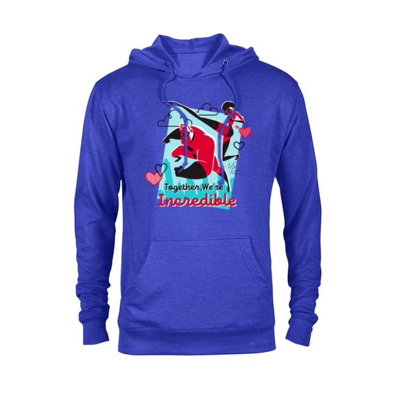 Disney and Pixar’s The Incredibles Valentine’s Day - Pullover Hoodie for Adults – Customized-Royal Heather